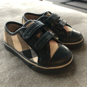 Authentic toddler Burberry shoes.
